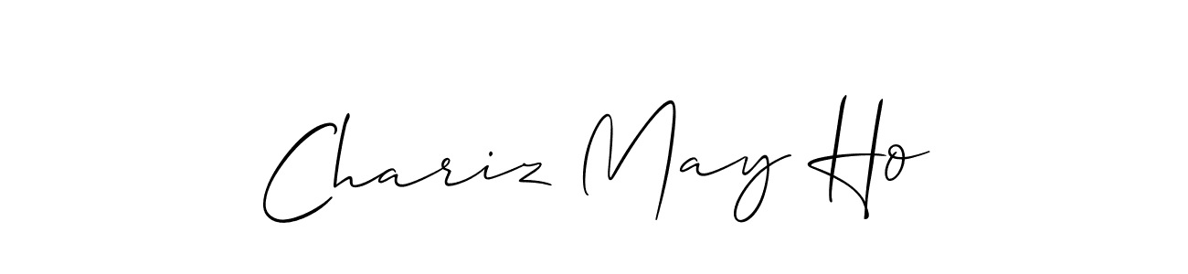 Make a short Chariz May Ho signature style. Manage your documents anywhere anytime using Allison_Script. Create and add eSignatures, submit forms, share and send files easily. Chariz May Ho signature style 2 images and pictures png