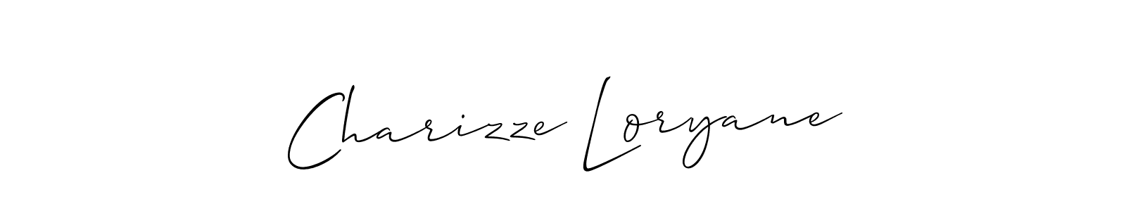 See photos of Charizze Loryane official signature by Spectra . Check more albums & portfolios. Read reviews & check more about Allison_Script font. Charizze Loryane signature style 2 images and pictures png