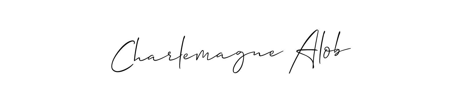 Once you've used our free online signature maker to create your best signature Allison_Script style, it's time to enjoy all of the benefits that Charlemagne Alob name signing documents. Charlemagne Alob signature style 2 images and pictures png