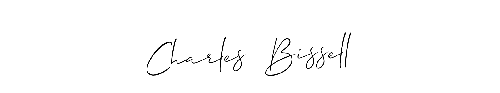 Make a short Charles  Bissell signature style. Manage your documents anywhere anytime using Allison_Script. Create and add eSignatures, submit forms, share and send files easily. Charles  Bissell signature style 2 images and pictures png