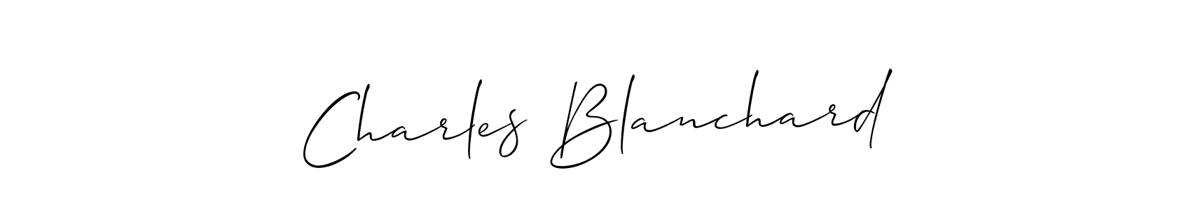 You can use this online signature creator to create a handwritten signature for the name Charles Blanchard. This is the best online autograph maker. Charles Blanchard signature style 2 images and pictures png