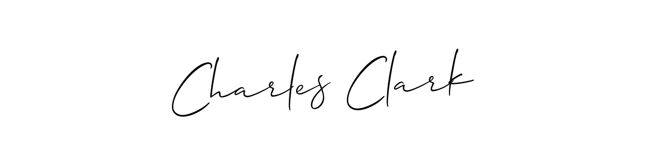 The best way (Allison_Script) to make a short signature is to pick only two or three words in your name. The name Charles Clark include a total of six letters. For converting this name. Charles Clark signature style 2 images and pictures png