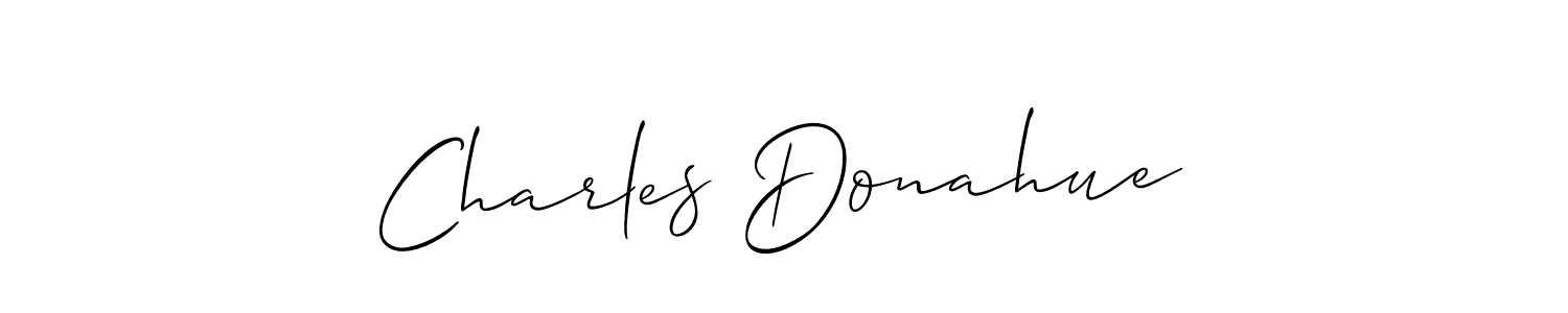 Similarly Allison_Script is the best handwritten signature design. Signature creator online .You can use it as an online autograph creator for name Charles Donahue. Charles Donahue signature style 2 images and pictures png