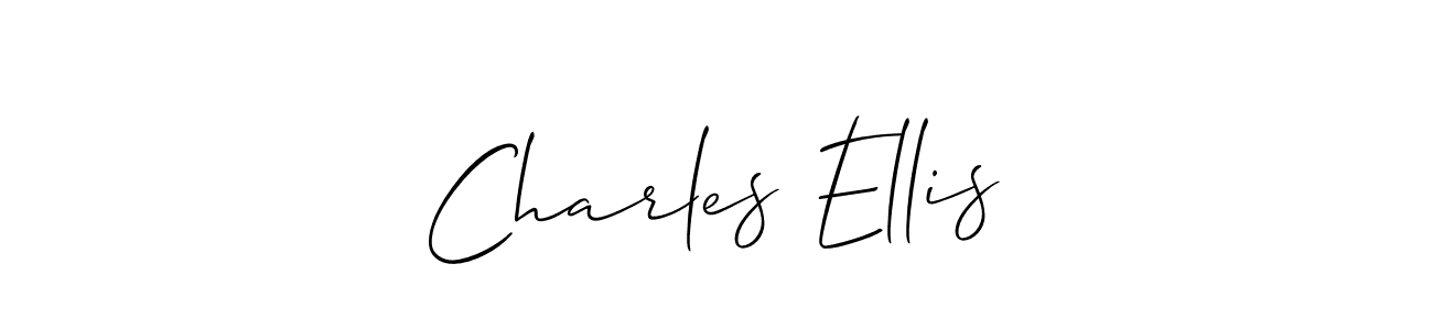 How to make Charles Ellis signature? Allison_Script is a professional autograph style. Create handwritten signature for Charles Ellis name. Charles Ellis signature style 2 images and pictures png