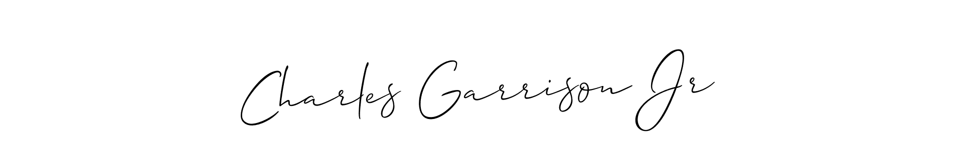 Similarly Allison_Script is the best handwritten signature design. Signature creator online .You can use it as an online autograph creator for name Charles Garrison Jr. Charles Garrison Jr signature style 2 images and pictures png