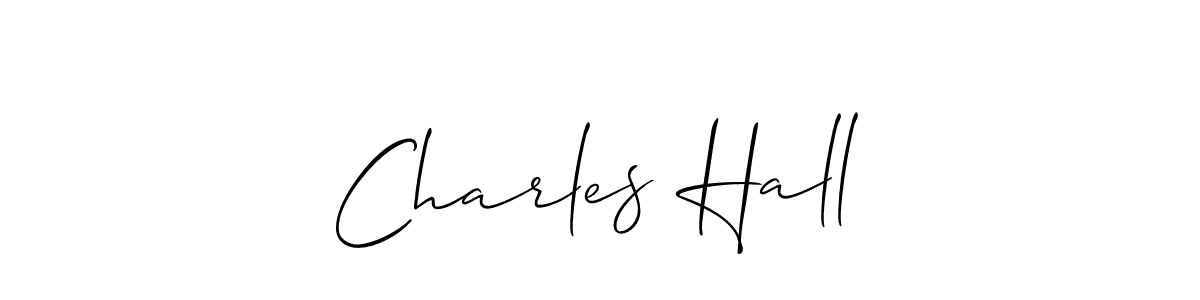 Design your own signature with our free online signature maker. With this signature software, you can create a handwritten (Allison_Script) signature for name Charles Hall. Charles Hall signature style 2 images and pictures png