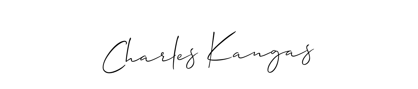 Also You can easily find your signature by using the search form. We will create Charles Kangas name handwritten signature images for you free of cost using Allison_Script sign style. Charles Kangas signature style 2 images and pictures png