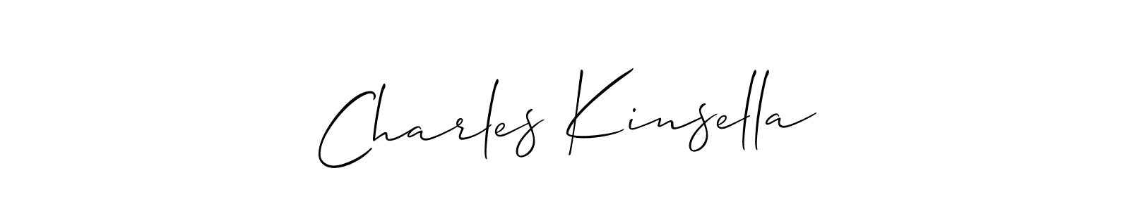 The best way (Allison_Script) to make a short signature is to pick only two or three words in your name. The name Charles Kinsella include a total of six letters. For converting this name. Charles Kinsella signature style 2 images and pictures png