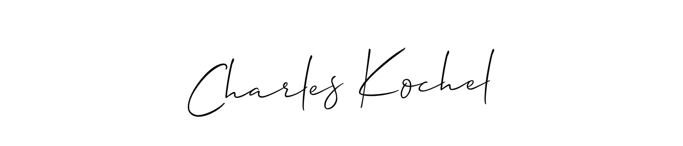Best and Professional Signature Style for Charles Kochel. Allison_Script Best Signature Style Collection. Charles Kochel signature style 2 images and pictures png
