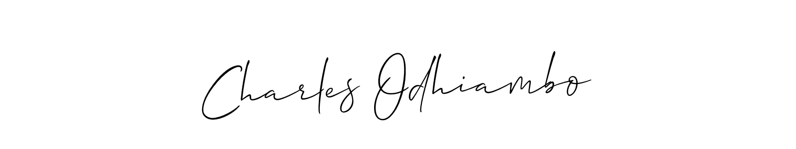 Make a beautiful signature design for name Charles Odhiambo. Use this online signature maker to create a handwritten signature for free. Charles Odhiambo signature style 2 images and pictures png