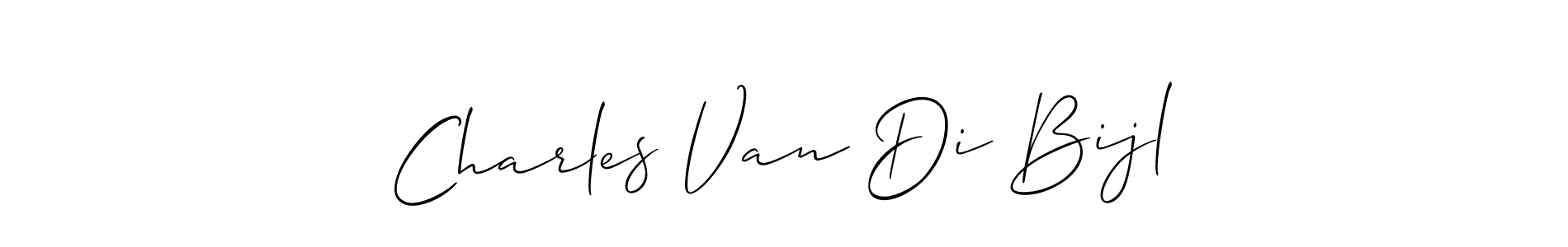 Use a signature maker to create a handwritten signature online. With this signature software, you can design (Allison_Script) your own signature for name Charles Van Di Bijl. Charles Van Di Bijl signature style 2 images and pictures png