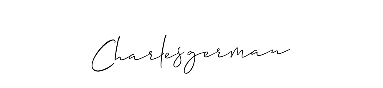 You should practise on your own different ways (Allison_Script) to write your name (Charlesgerman) in signature. don't let someone else do it for you. Charlesgerman signature style 2 images and pictures png