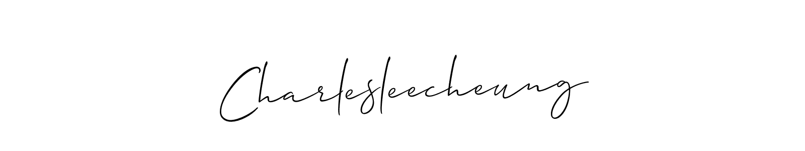How to Draw Charlesleecheung signature style? Allison_Script is a latest design signature styles for name Charlesleecheung. Charlesleecheung signature style 2 images and pictures png