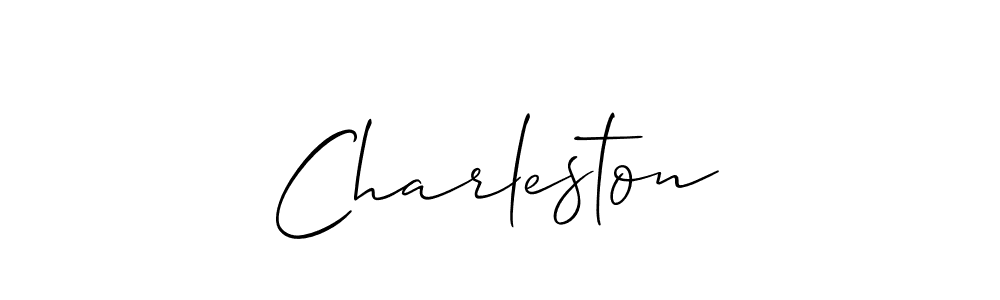 You should practise on your own different ways (Allison_Script) to write your name (Charleston) in signature. don't let someone else do it for you. Charleston signature style 2 images and pictures png