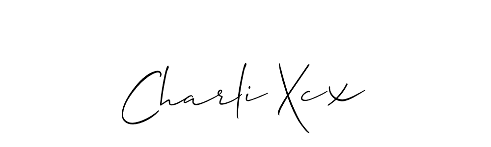 Design your own signature with our free online signature maker. With this signature software, you can create a handwritten (Allison_Script) signature for name Charli Xcx. Charli Xcx signature style 2 images and pictures png