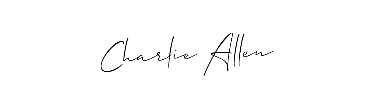 Best and Professional Signature Style for Charlie Allen. Allison_Script Best Signature Style Collection. Charlie Allen signature style 2 images and pictures png