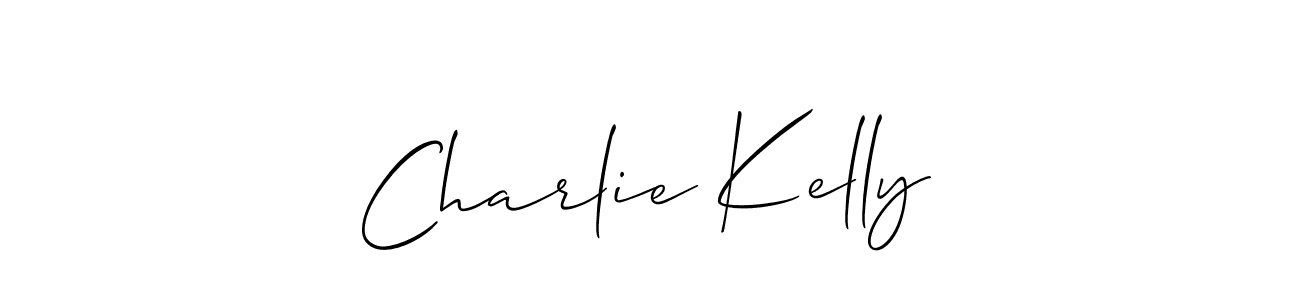 It looks lik you need a new signature style for name Charlie Kelly. Design unique handwritten (Allison_Script) signature with our free signature maker in just a few clicks. Charlie Kelly signature style 2 images and pictures png