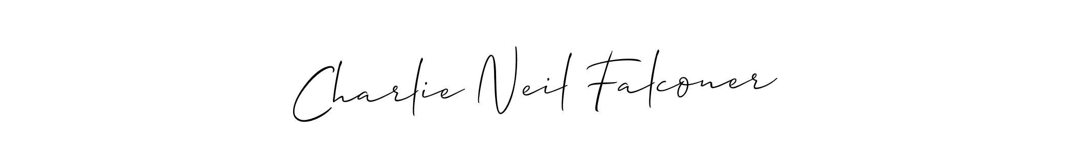 See photos of Charlie Neil Falconer official signature by Spectra . Check more albums & portfolios. Read reviews & check more about Allison_Script font. Charlie Neil Falconer signature style 2 images and pictures png