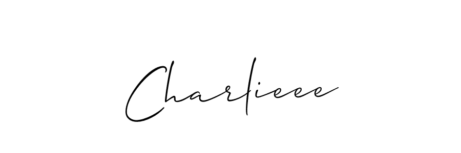 Best and Professional Signature Style for Charlieee. Allison_Script Best Signature Style Collection. Charlieee signature style 2 images and pictures png
