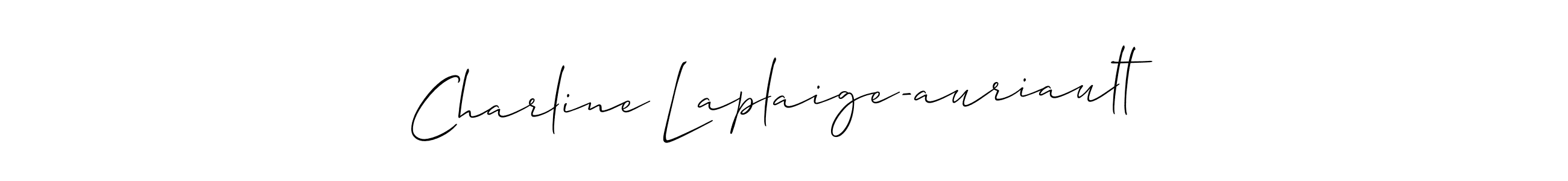 Best and Professional Signature Style for Charline Laplaige-auriault. Allison_Script Best Signature Style Collection. Charline Laplaige-auriault signature style 2 images and pictures png