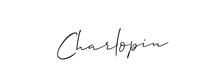 Also You can easily find your signature by using the search form. We will create Charlopin name handwritten signature images for you free of cost using Allison_Script sign style. Charlopin signature style 2 images and pictures png