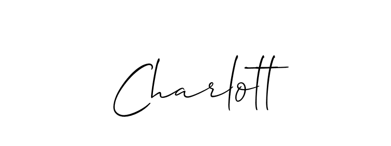 Allison_Script is a professional signature style that is perfect for those who want to add a touch of class to their signature. It is also a great choice for those who want to make their signature more unique. Get Charlott name to fancy signature for free. Charlott signature style 2 images and pictures png