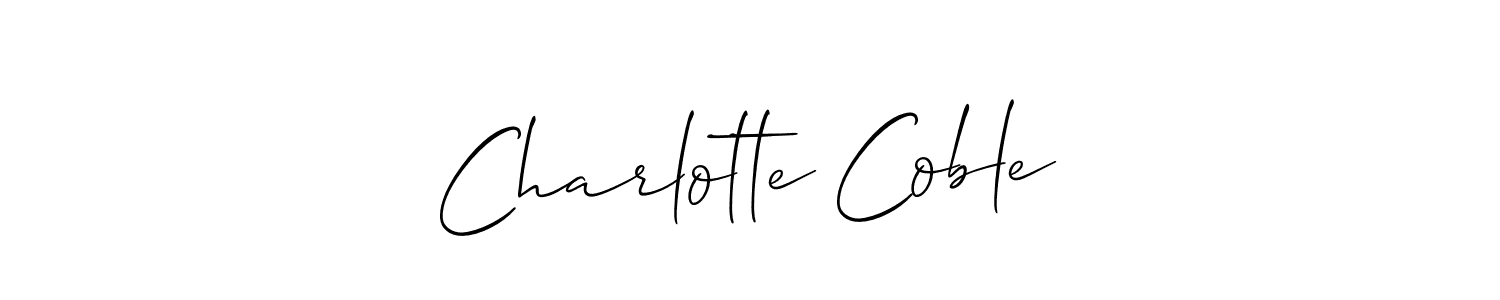 This is the best signature style for the Charlotte Coble name. Also you like these signature font (Allison_Script). Mix name signature. Charlotte Coble signature style 2 images and pictures png