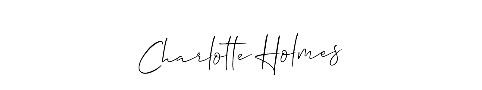 How to Draw Charlotte Holmes signature style? Allison_Script is a latest design signature styles for name Charlotte Holmes. Charlotte Holmes signature style 2 images and pictures png