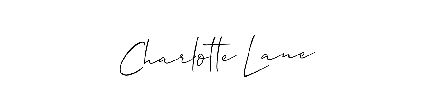 Once you've used our free online signature maker to create your best signature Allison_Script style, it's time to enjoy all of the benefits that Charlotte Lane name signing documents. Charlotte Lane signature style 2 images and pictures png