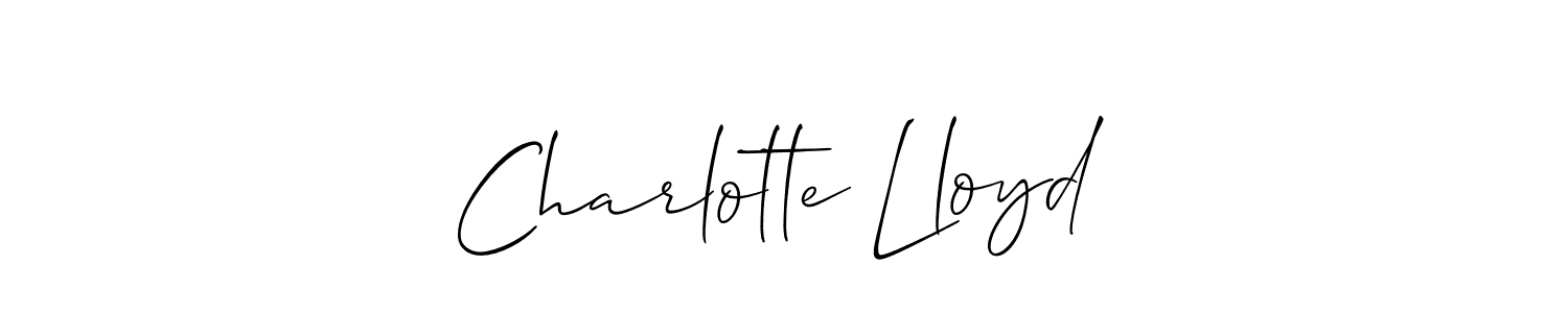 This is the best signature style for the Charlotte Lloyd name. Also you like these signature font (Allison_Script). Mix name signature. Charlotte Lloyd signature style 2 images and pictures png