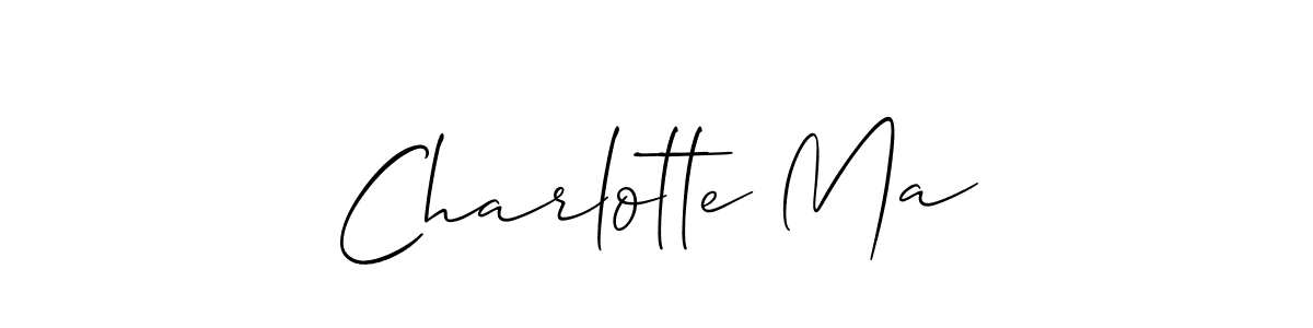 Make a short Charlotte Ma signature style. Manage your documents anywhere anytime using Allison_Script. Create and add eSignatures, submit forms, share and send files easily. Charlotte Ma signature style 2 images and pictures png