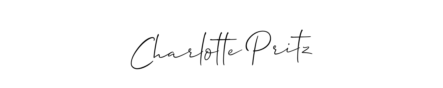 if you are searching for the best signature style for your name Charlotte Pritz. so please give up your signature search. here we have designed multiple signature styles  using Allison_Script. Charlotte Pritz signature style 2 images and pictures png