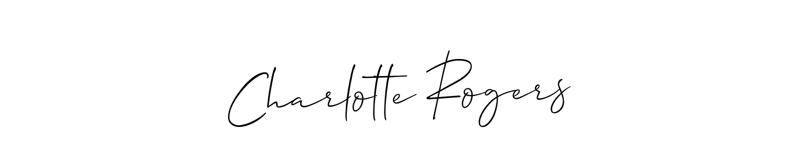 This is the best signature style for the Charlotte Rogers name. Also you like these signature font (Allison_Script). Mix name signature. Charlotte Rogers signature style 2 images and pictures png