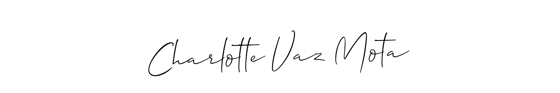 Once you've used our free online signature maker to create your best signature Allison_Script style, it's time to enjoy all of the benefits that Charlotte Vaz Mota name signing documents. Charlotte Vaz Mota signature style 2 images and pictures png