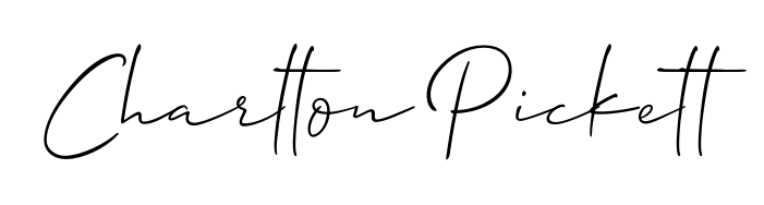 A dynamic signature style for Charlton Pickett using Allison_Script script. Designed to look authentic, handwritten, and professional. Charlton Pickett signature style 2 images and pictures png
