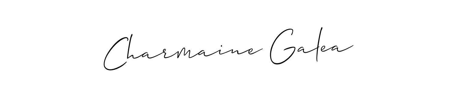 Also we have Charmaine Galea name is the best signature style. Create professional handwritten signature collection using Allison_Script autograph style. Charmaine Galea signature style 2 images and pictures png