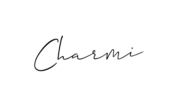 Allison_Script is a professional signature style that is perfect for those who want to add a touch of class to their signature. It is also a great choice for those who want to make their signature more unique. Get Charmi name to fancy signature for free. Charmi signature style 2 images and pictures png