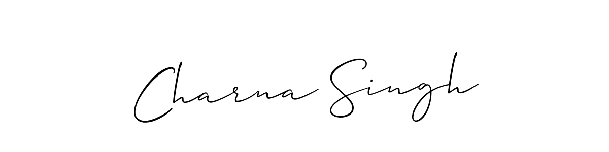 Also You can easily find your signature by using the search form. We will create Charna Singh name handwritten signature images for you free of cost using Allison_Script sign style. Charna Singh signature style 2 images and pictures png
