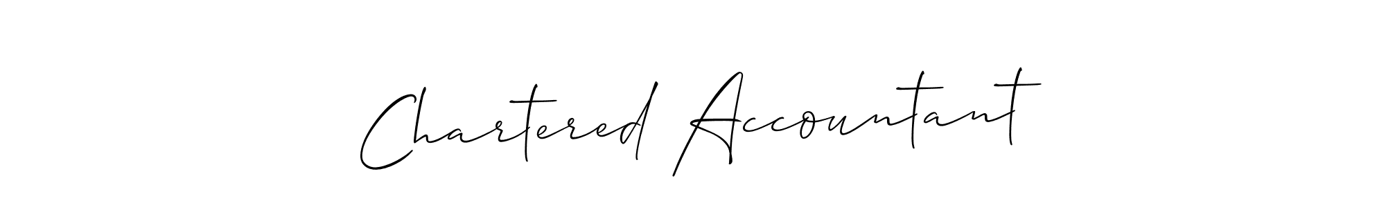 This is the best signature style for the Chartered Accountant name. Also you like these signature font (Allison_Script). Mix name signature. Chartered Accountant signature style 2 images and pictures png