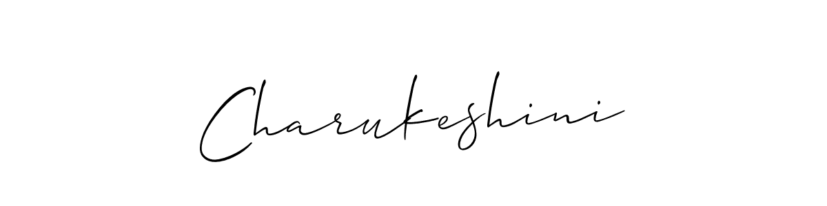 You can use this online signature creator to create a handwritten signature for the name Charukeshini. This is the best online autograph maker. Charukeshini signature style 2 images and pictures png