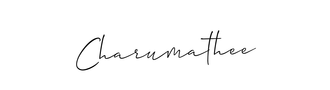 Make a short Charumathee signature style. Manage your documents anywhere anytime using Allison_Script. Create and add eSignatures, submit forms, share and send files easily. Charumathee signature style 2 images and pictures png