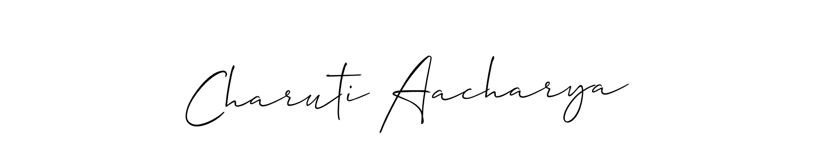 Check out images of Autograph of Charuti Aacharya name. Actor Charuti Aacharya Signature Style. Allison_Script is a professional sign style online. Charuti Aacharya signature style 2 images and pictures png