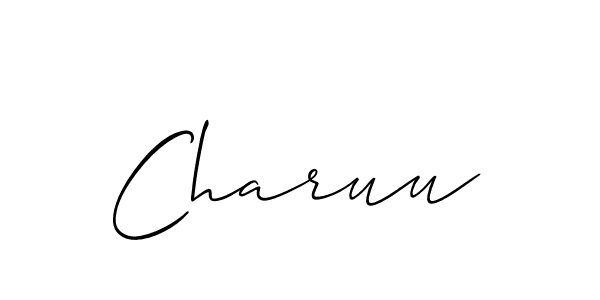 Similarly Allison_Script is the best handwritten signature design. Signature creator online .You can use it as an online autograph creator for name Charuu. Charuu signature style 2 images and pictures png