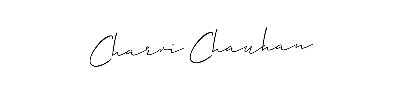 Make a beautiful signature design for name Charvi Chauhan. Use this online signature maker to create a handwritten signature for free. Charvi Chauhan signature style 2 images and pictures png