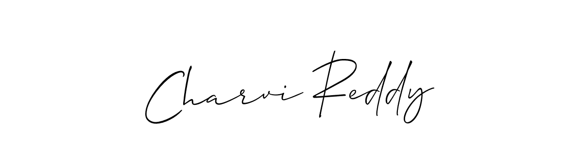 Also we have Charvi Reddy name is the best signature style. Create professional handwritten signature collection using Allison_Script autograph style. Charvi Reddy signature style 2 images and pictures png