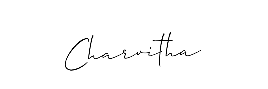 Similarly Allison_Script is the best handwritten signature design. Signature creator online .You can use it as an online autograph creator for name Charvitha. Charvitha signature style 2 images and pictures png