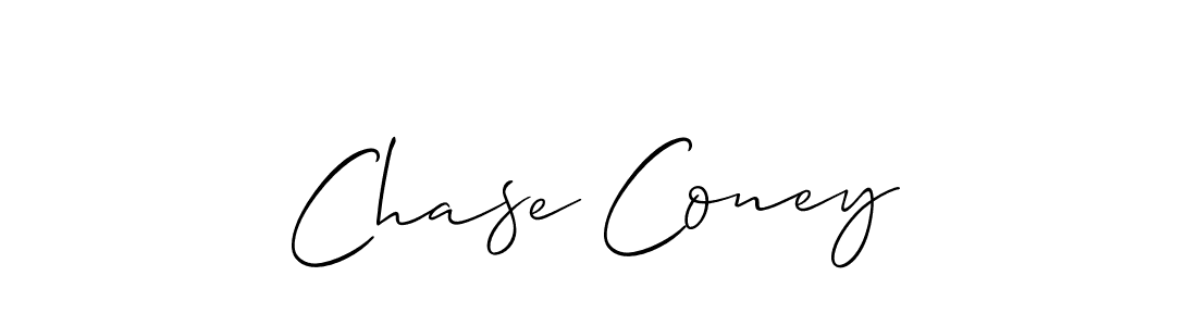 How to make Chase Coney name signature. Use Allison_Script style for creating short signs online. This is the latest handwritten sign. Chase Coney signature style 2 images and pictures png