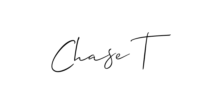 Make a beautiful signature design for name Chase T. With this signature (Allison_Script) style, you can create a handwritten signature for free. Chase T signature style 2 images and pictures png