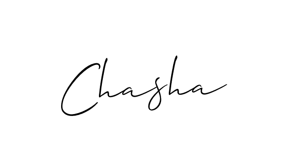 Similarly Allison_Script is the best handwritten signature design. Signature creator online .You can use it as an online autograph creator for name Chasha. Chasha signature style 2 images and pictures png