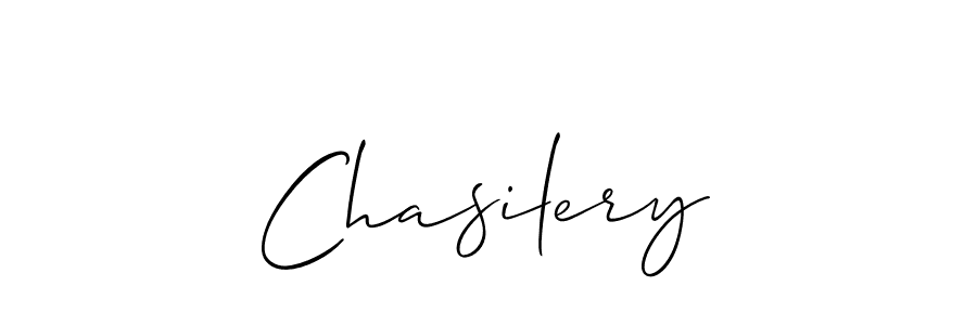 How to make Chasilery signature? Allison_Script is a professional autograph style. Create handwritten signature for Chasilery name. Chasilery signature style 2 images and pictures png